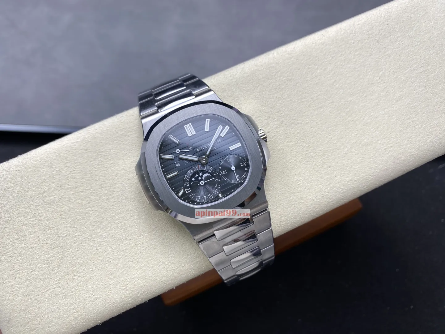 高貴な芸術的パテックフィリップ時計 5712a エナメル ムーンフェイズ ディスク 173491[3]