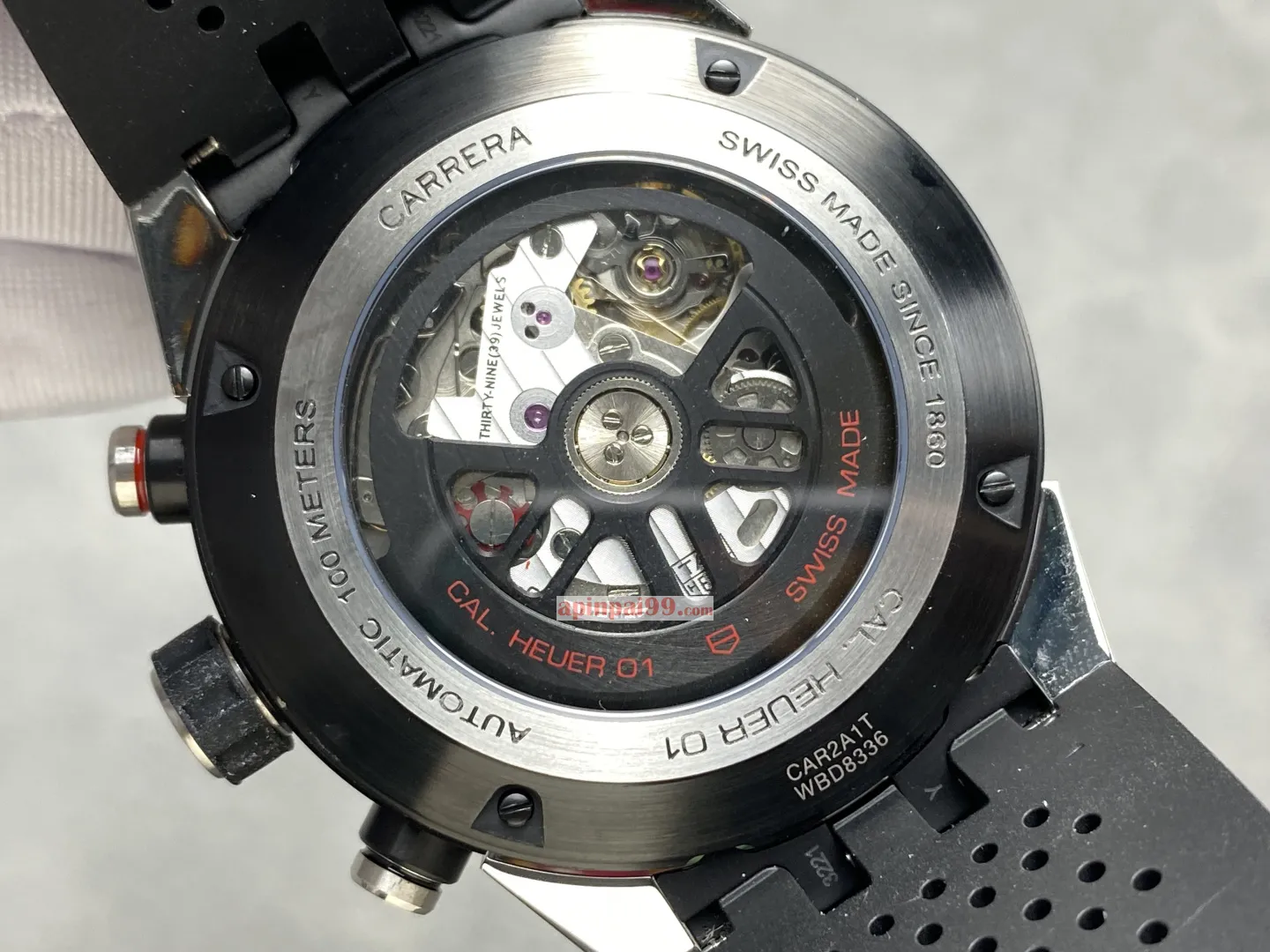 タグ・ホイヤー カレラ ダークワード ホロウ独特魅力コピー時計 173422[6]