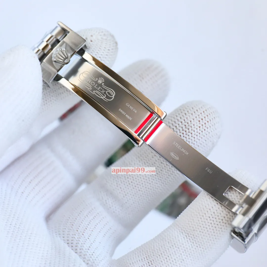 最新入荷ロレックスメンズ機械式コピー時計グリニッジシリーズティファニーブルー/ブルーブラック L1800-1[7]