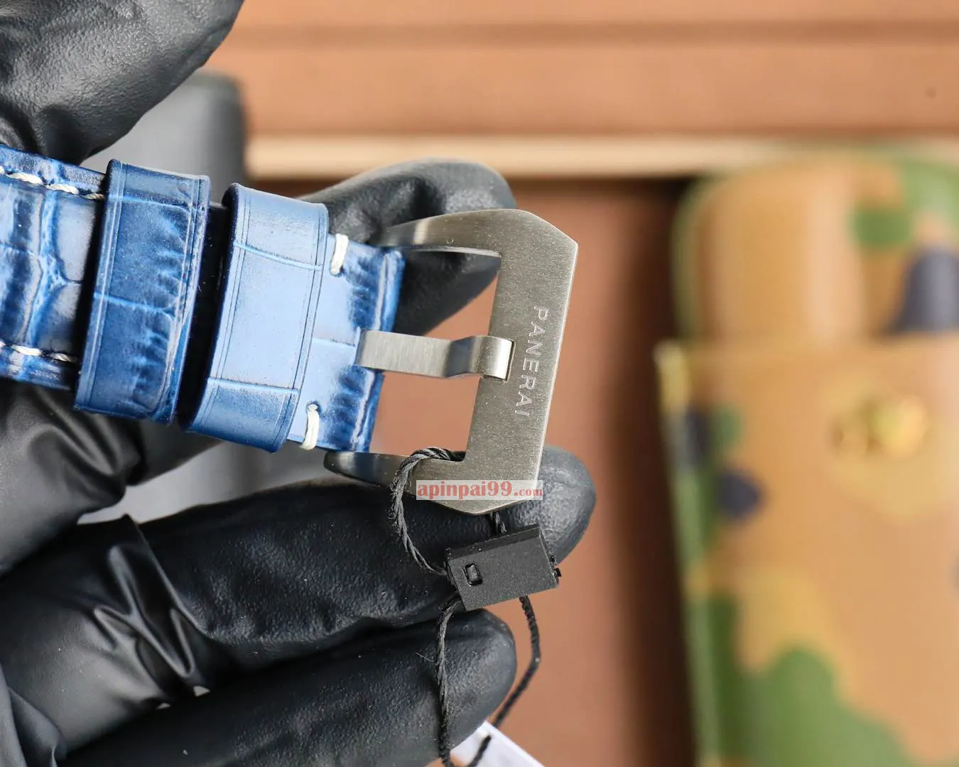 ブルーパネライレプリカ時計 ストラップ2種類 フルオートマチックPM6186233[5]