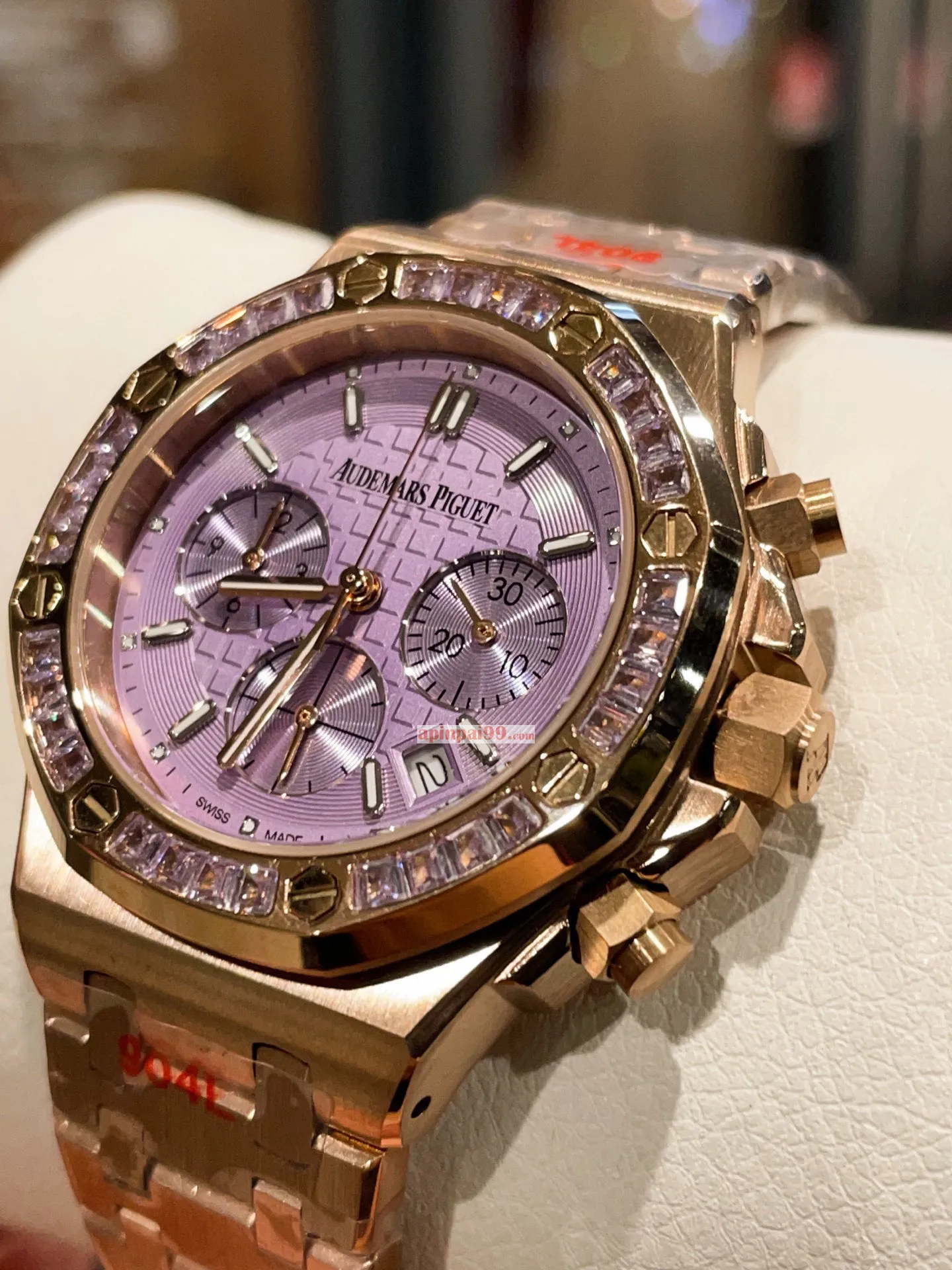 オーデマピゲ2025最新女性のアメジスト リミテッド エディション時計 26319or