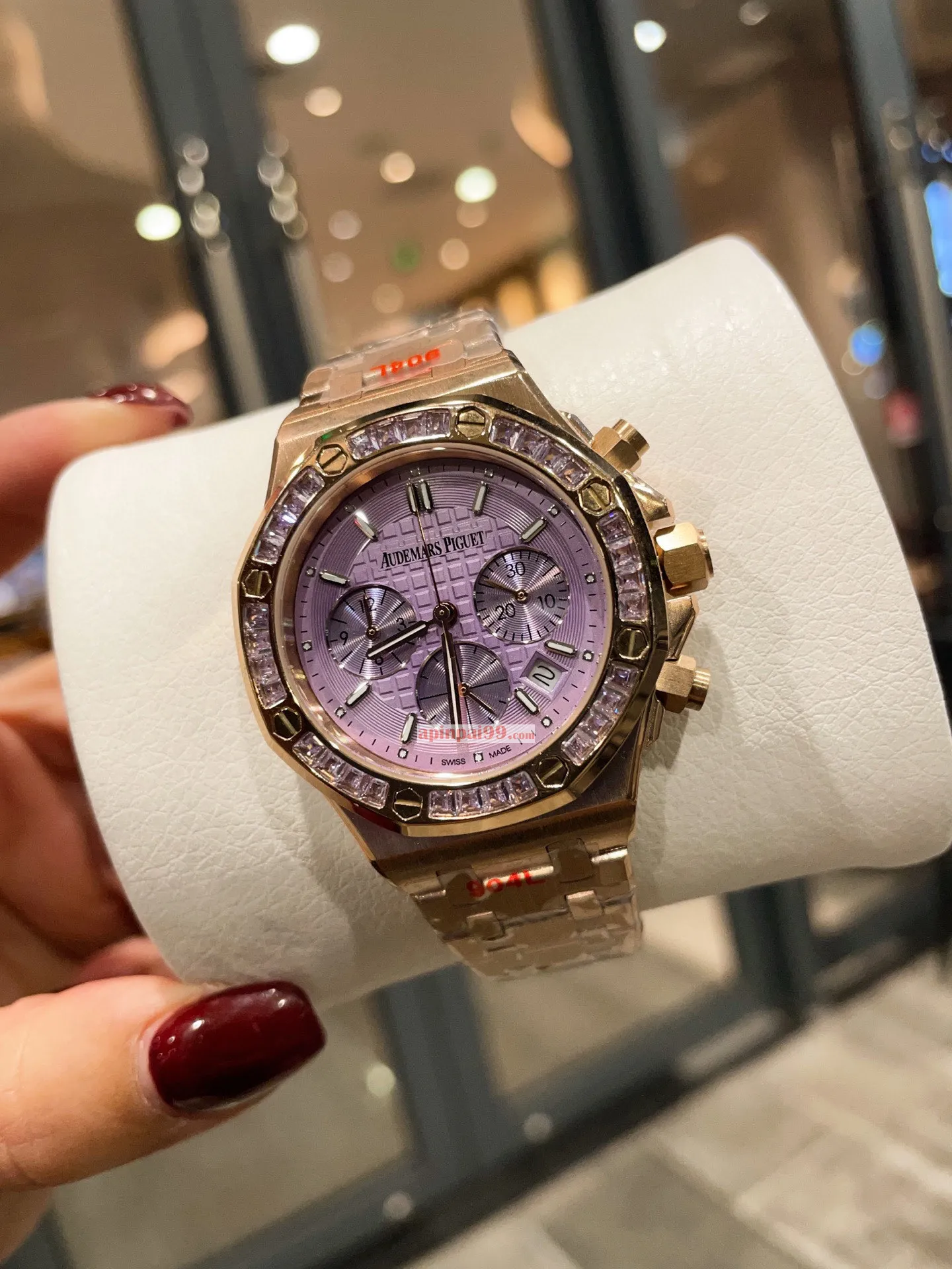 オーデマピゲ2025最新女性のアメジスト リミテッド エディション時計 26319or[2]