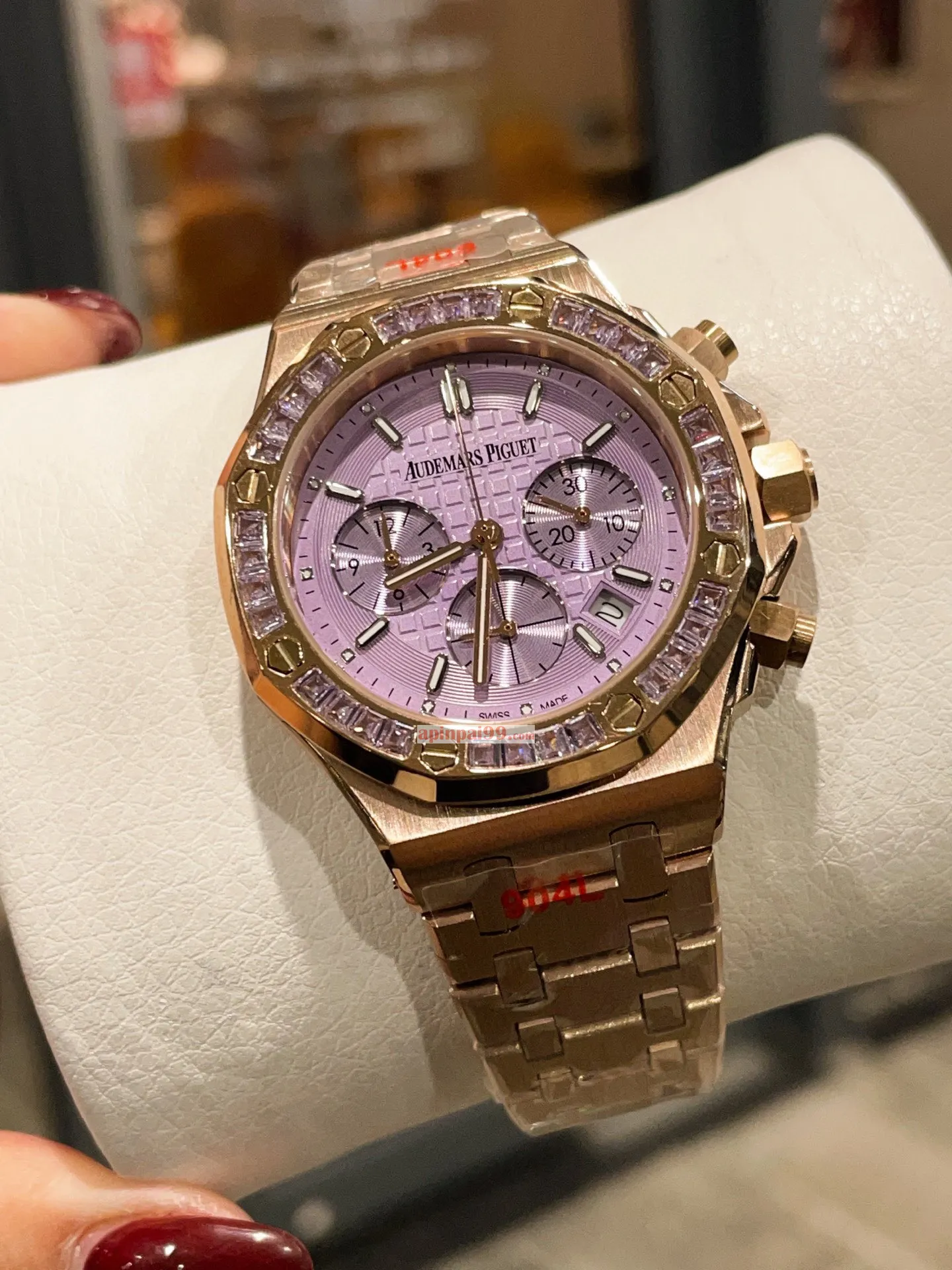 オーデマピゲ2025最新女性のアメジスト リミテッド エディション時計 26319or[6]