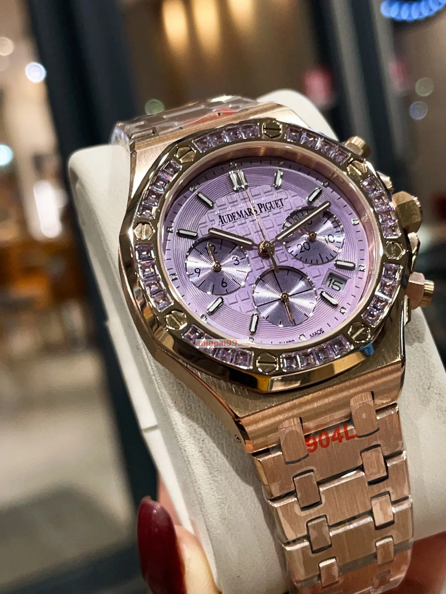 オーデマピゲ2025最新女性のアメジスト リミテッド エディション時計 26319or[8]