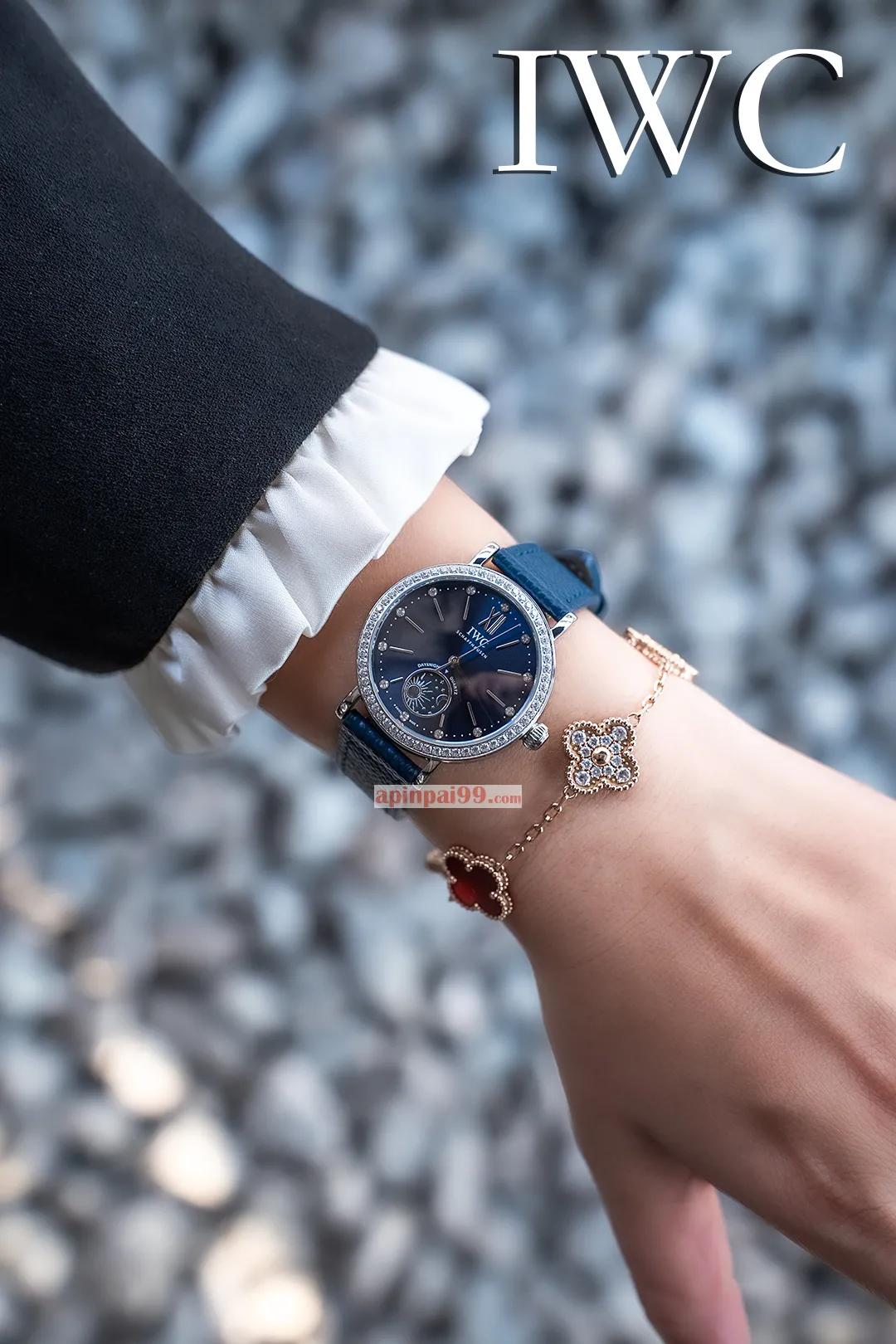 IWCポートフィノ レディース高品質原材料コピー女性腕時計 38020[4]