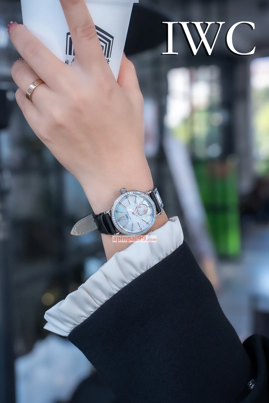 IWCポートフィノ レディース高品質原材料コピー女性腕時計 38020[6]