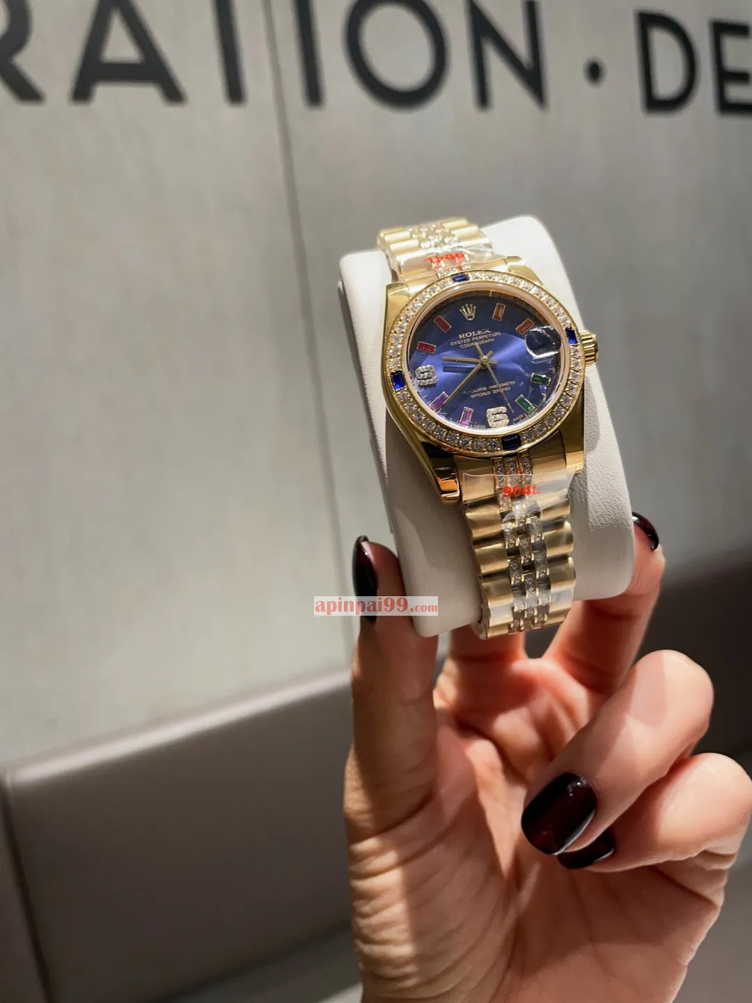 2025新品ロレックスコピーデイトジャスト シリーズ クラシック女性大きな愛 5647[3]