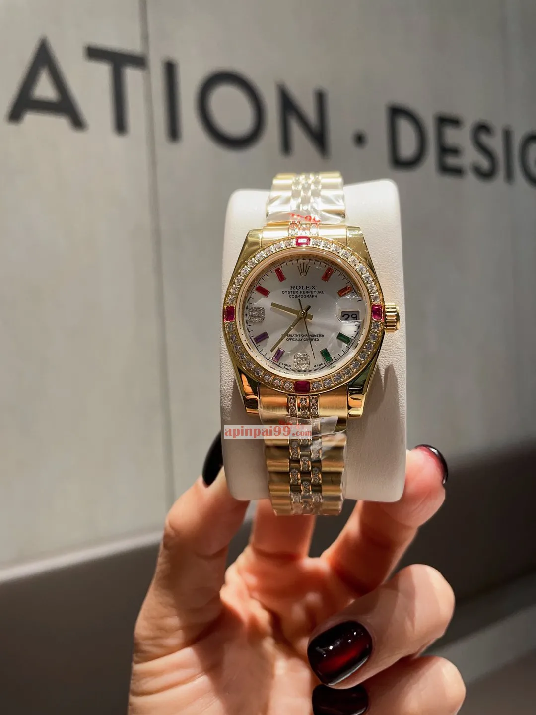 2025新品ロレックスコピーデイトジャスト シリーズ クラシック女性大きな愛 5647[4]