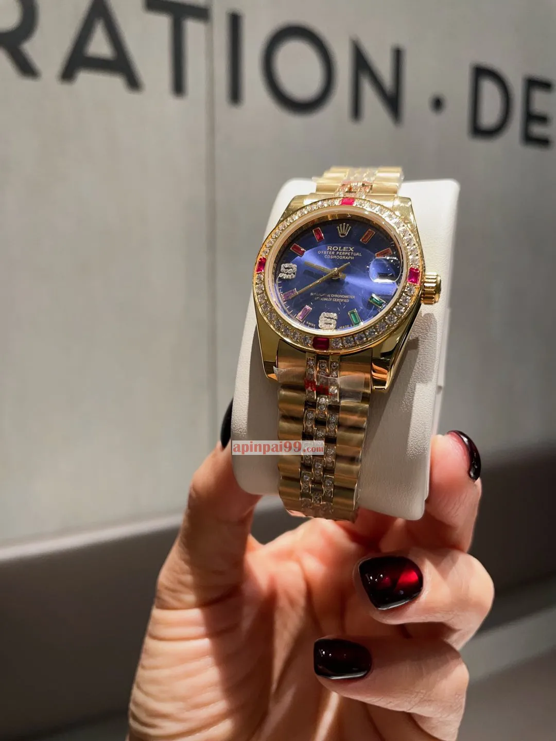 2025新品ロレックスコピーデイトジャスト シリーズ クラシック女性大きな愛 5647[6]