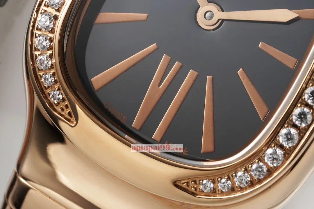 ブルガリ新作コピーセルペンティ スピガ シリーズ18Kローズゴールド女性の時計 171196[1]
