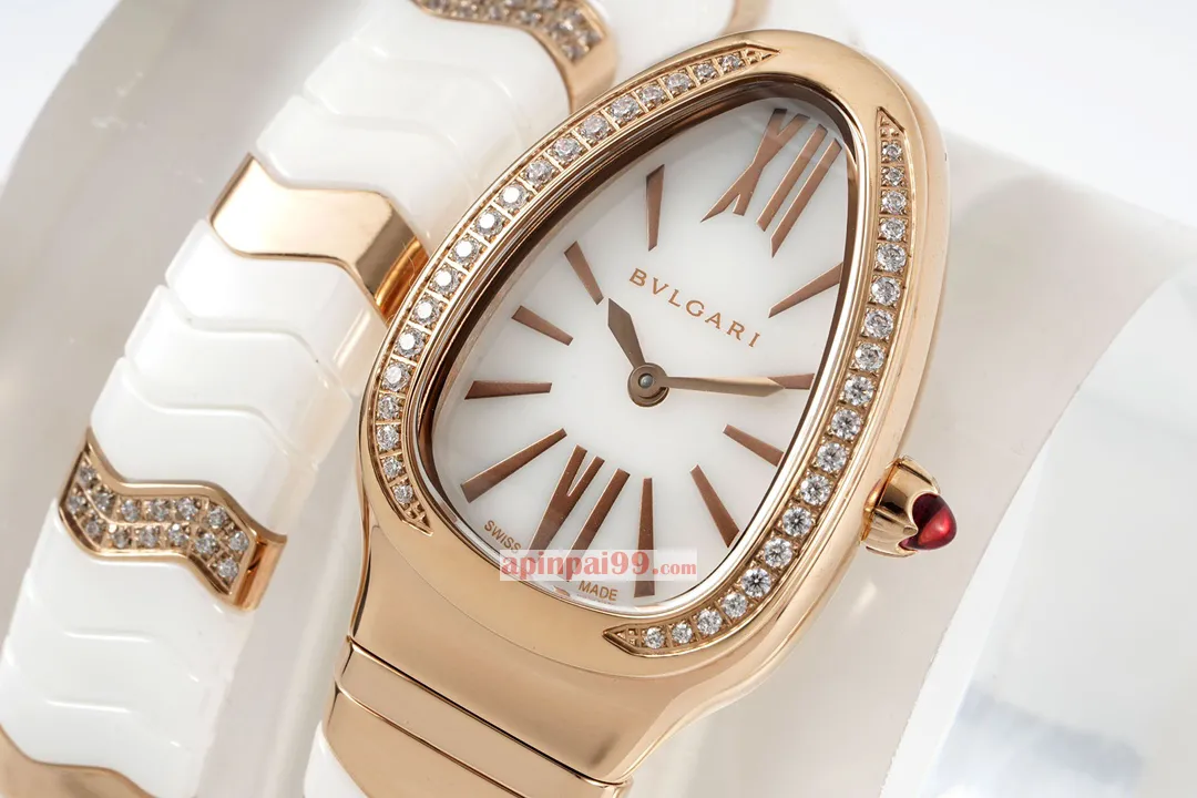 ブルガリスーパーコピー女性の時計セルペンティ スピガ シリーズ18Kローズゴールド 171195[1]