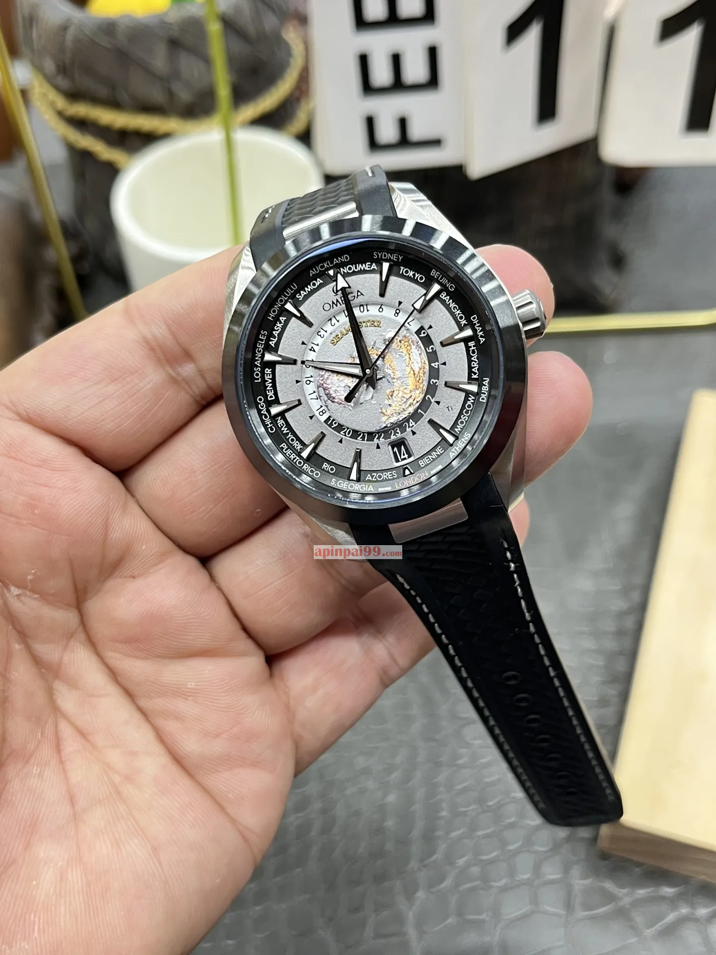 日本の男性オメガ時計コピーテープセラミックリング 171536[1]