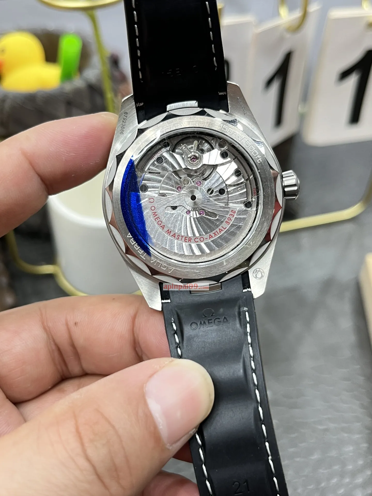 日本の男性オメガ時計コピーテープセラミックリング 171536[3]