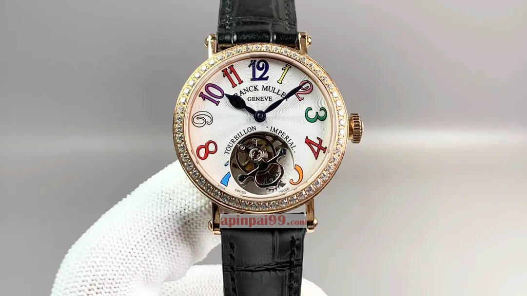 完璧フランクミュラー女性時計スターリースカイ トゥルー トゥールビヨン 169090