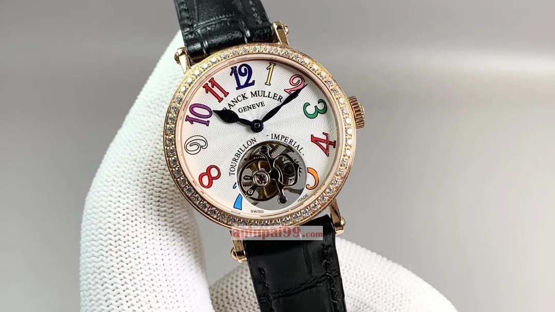 完璧フランクミュラー女性時計スターリースカイ トゥルー トゥールビヨン 169090[2]