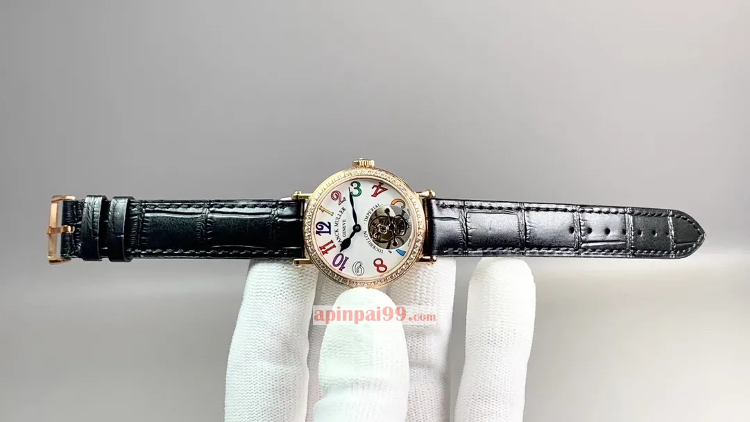 完璧フランクミュラー女性時計スターリースカイ トゥルー トゥールビヨン 169090[5]