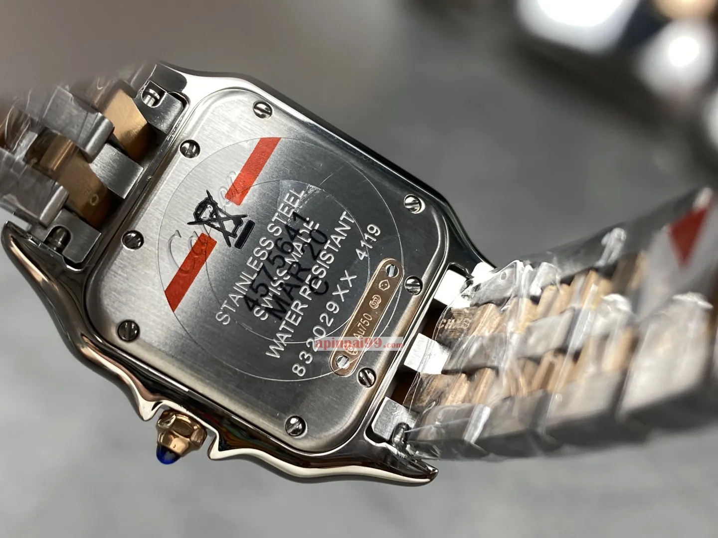 カルティエ2025新品パンテール ドゥチーター スクエア時計 171904[6]