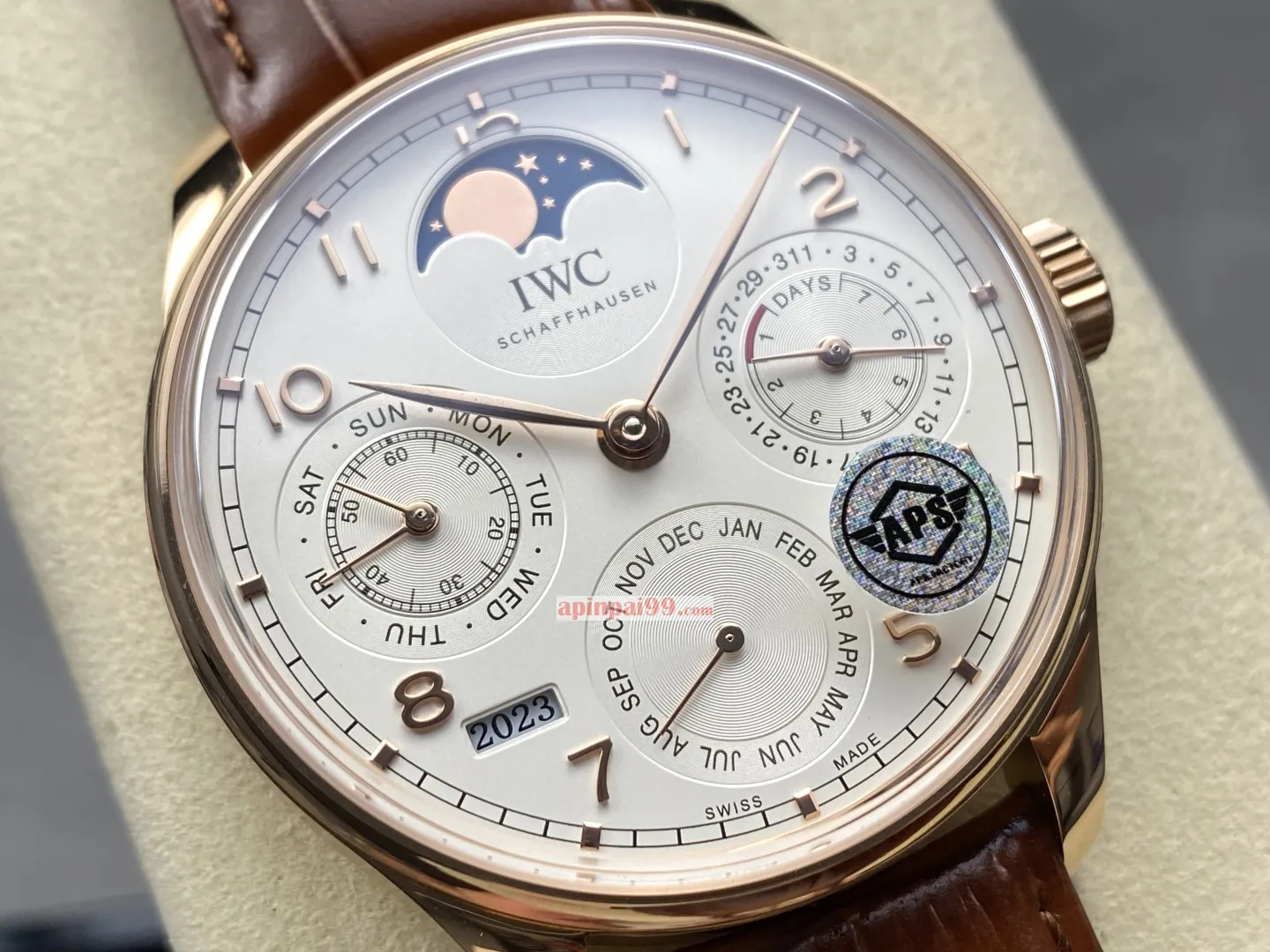 IWCコピーポルトギーゼ パーペチュアルカレンダー日本市場時計 171787[1]