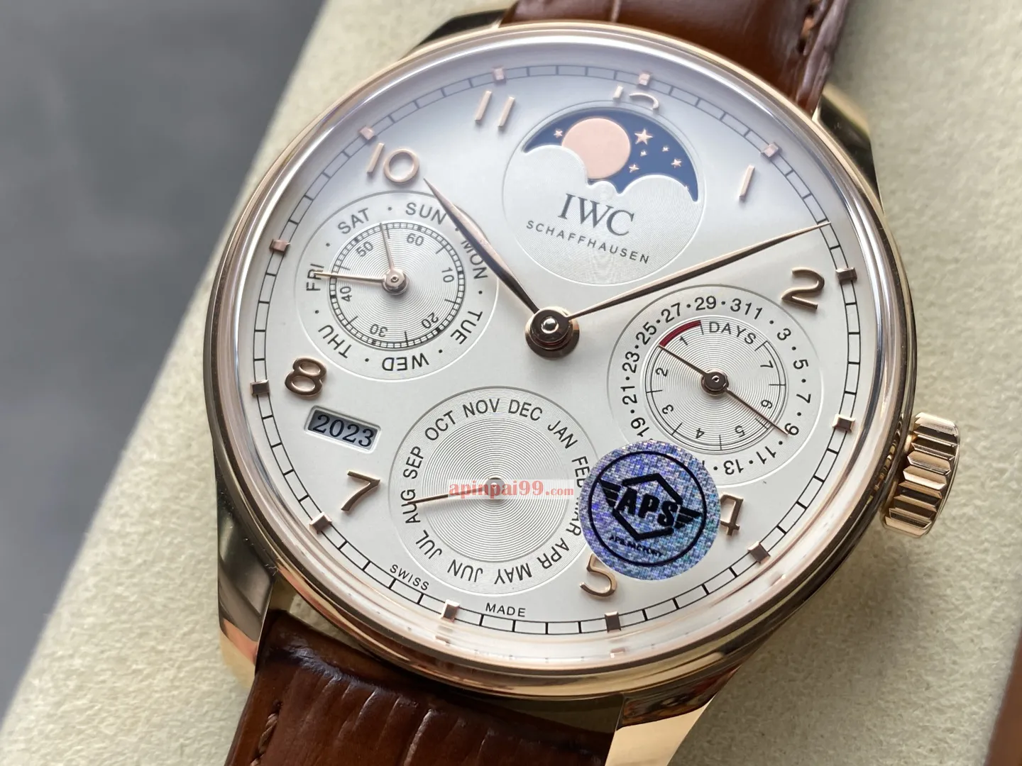 IWCコピーポルトギーゼ パーペチュアルカレンダー日本市場時計 171787[2]