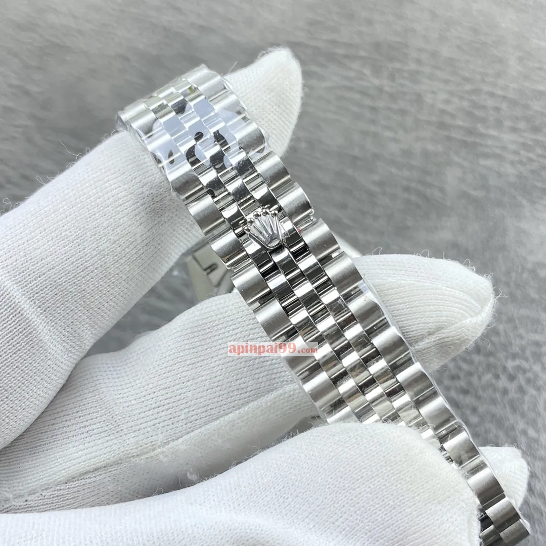 ロレックス パーペチュアル デイト女性高級時計シリーズマザーオブパールダイヤル 171610[7]