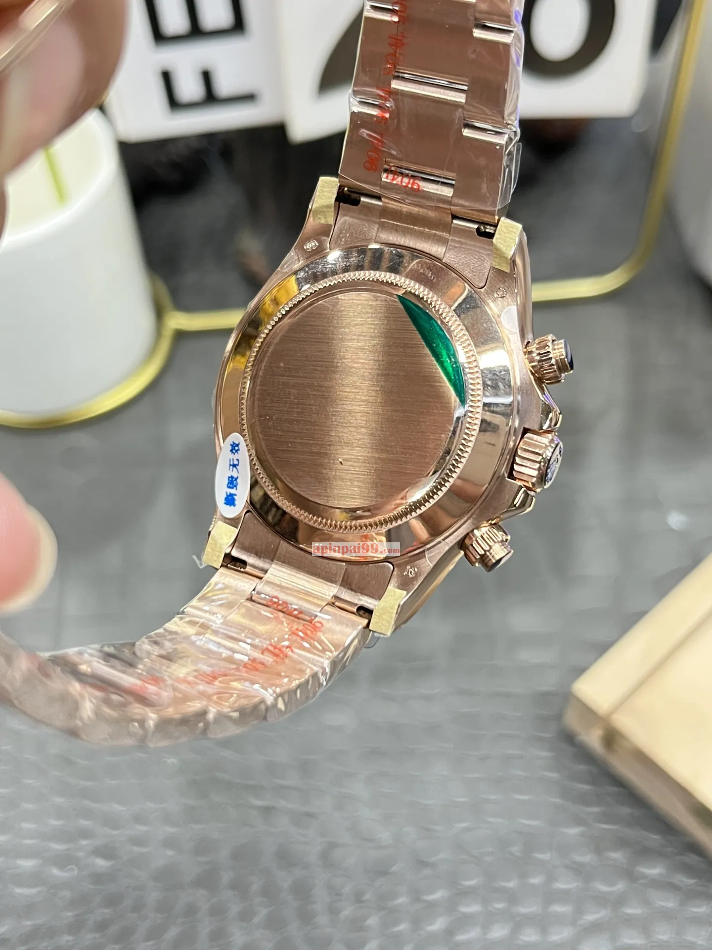 2025最新款ロレックス デイトナシリーズフルローズゴールド時計自動巻き 171570[4]