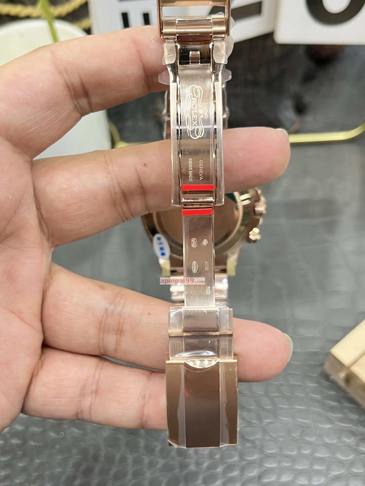 2025最新款ロレックス デイトナシリーズフルローズゴールド時計自動巻き 171570[5]