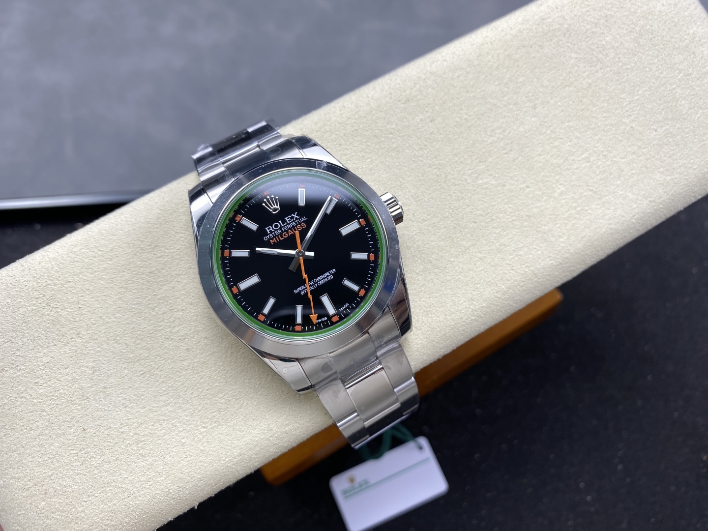 スーパーコピーRolex時計グリーンガラスライトニングミルガウスシリーズ 174462[3]