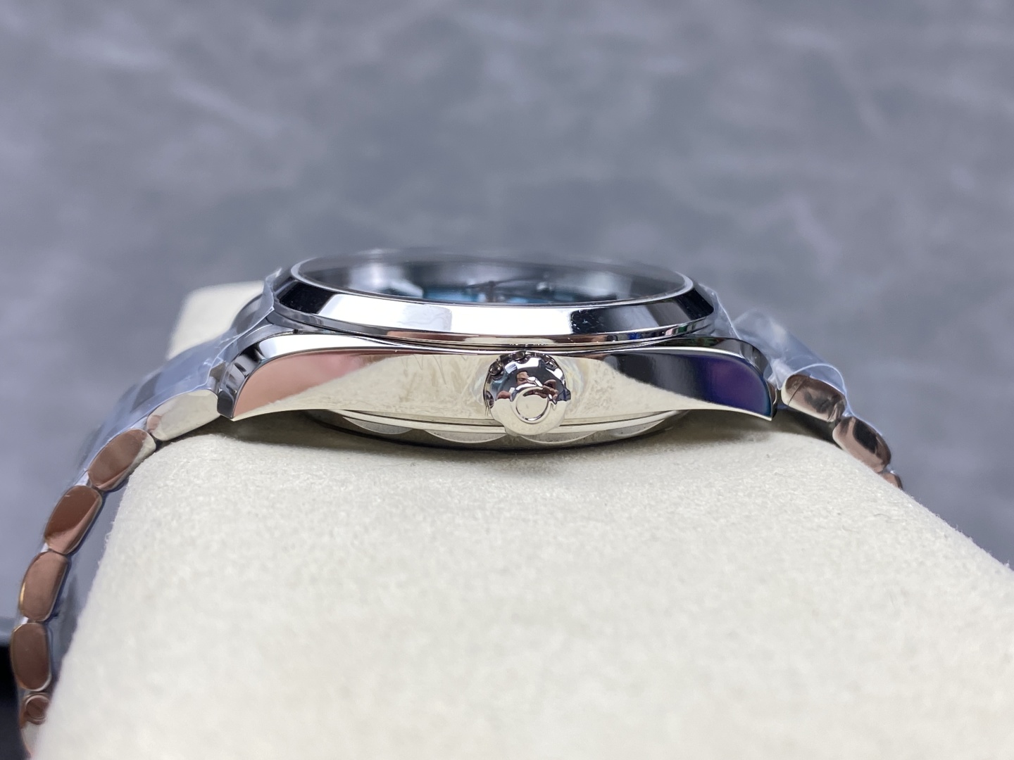 オメガ2025新作 シーマスターグラデーションターコイズカラー時計 174545[4]