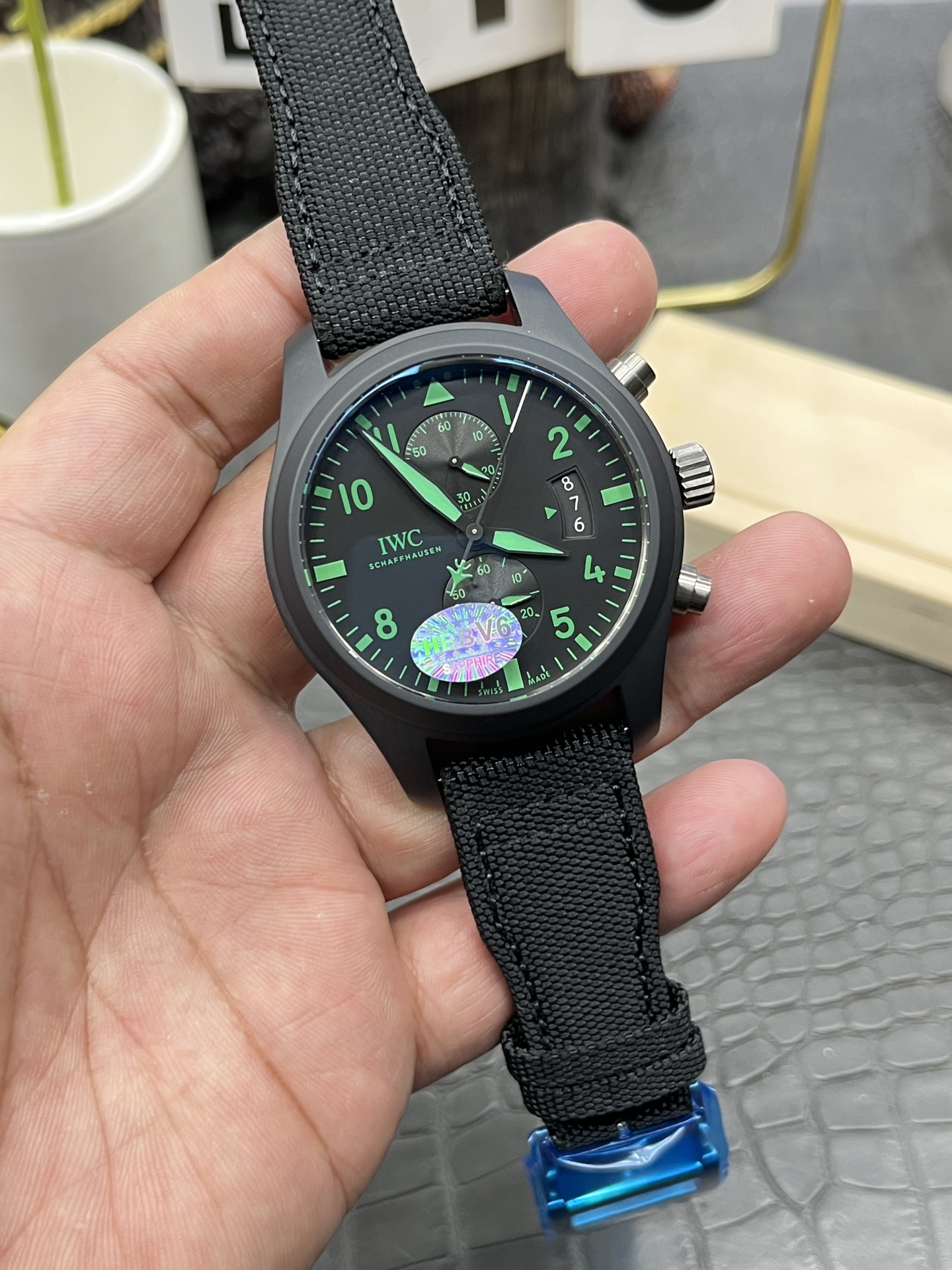 IWC パイロットコピー老舗時計店フルセラミック オートマチック クロノグラフ メカニカル 171528