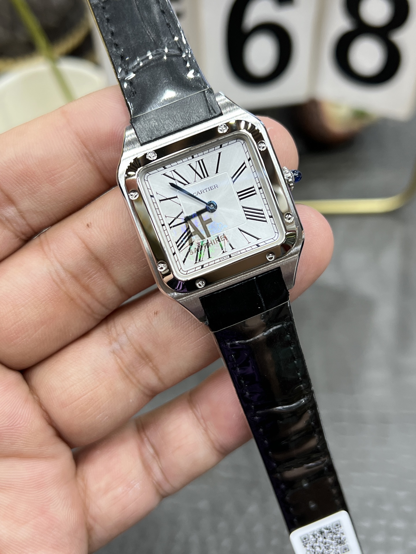 n級カルティエ サントス クォーツシリーズ 175258 新作スーパーコピー時計 [1]