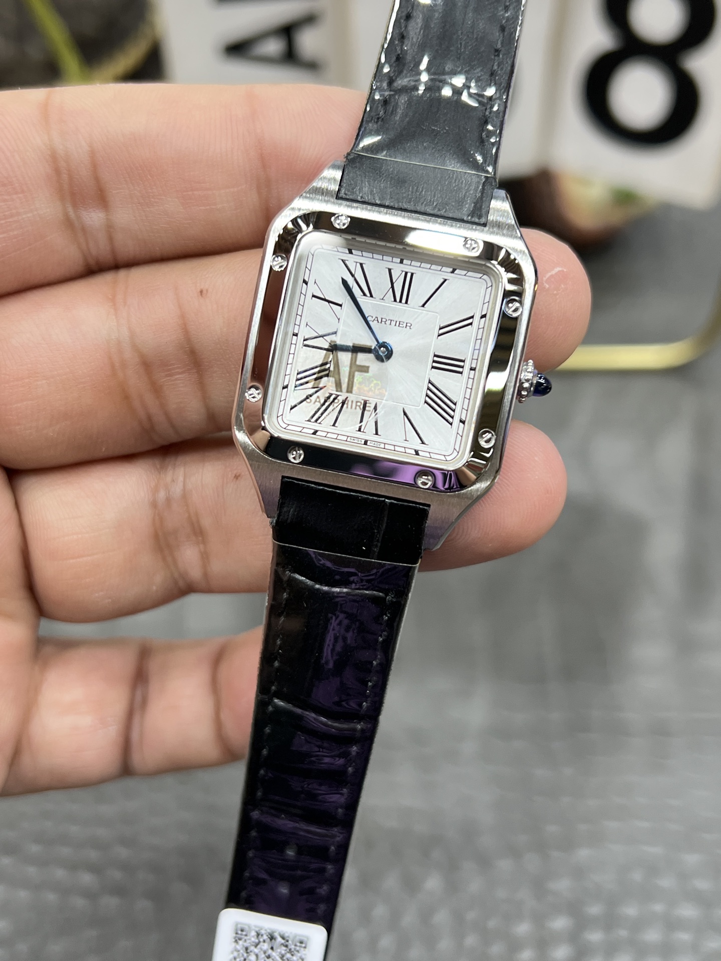 n級カルティエ サントス クォーツシリーズ 175258 新作スーパーコピー時計 [2]