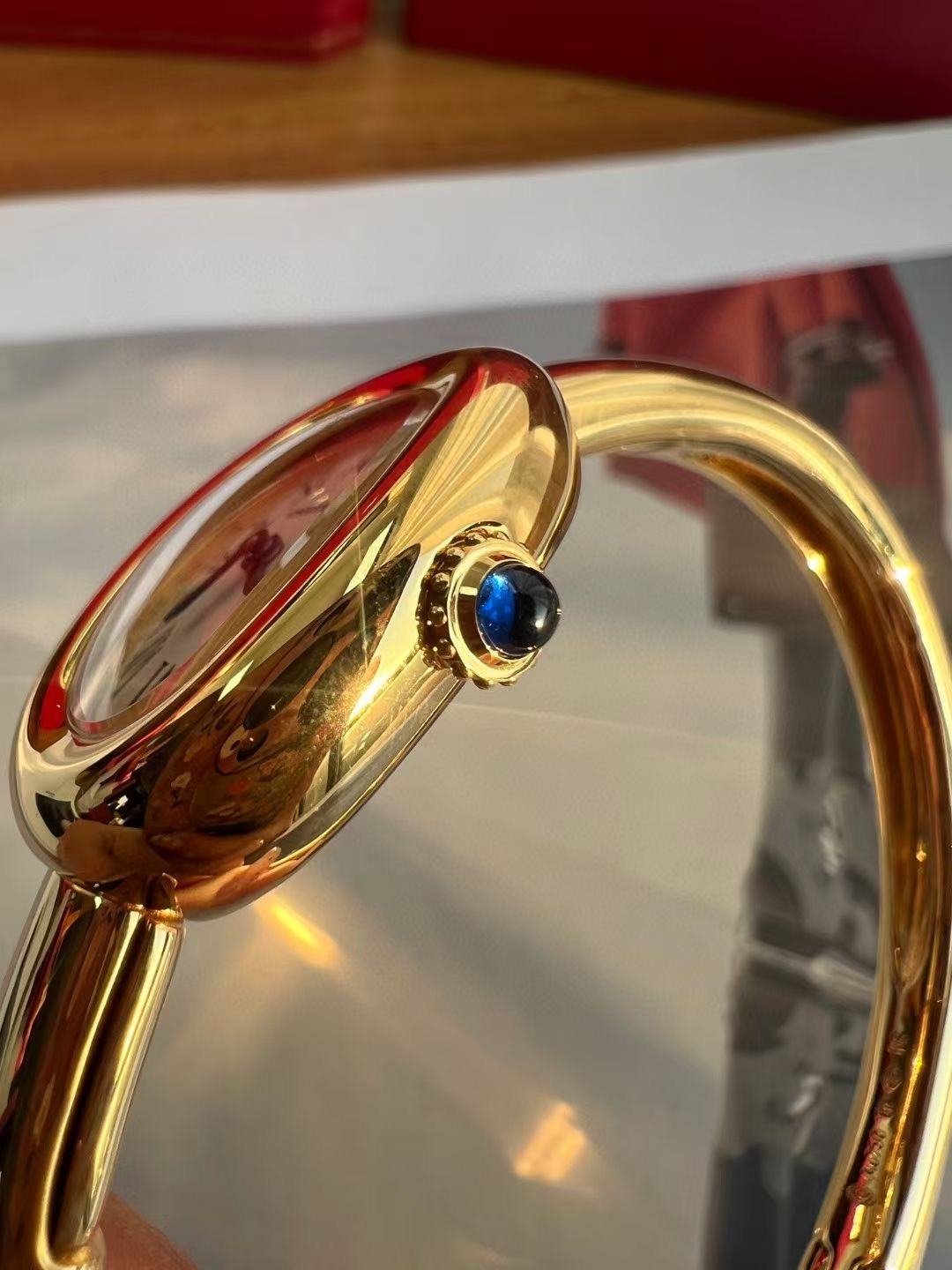 カルティエ伝統的なシンプル高度な可愛いな楕円形コピーの腕時計 175569[4]