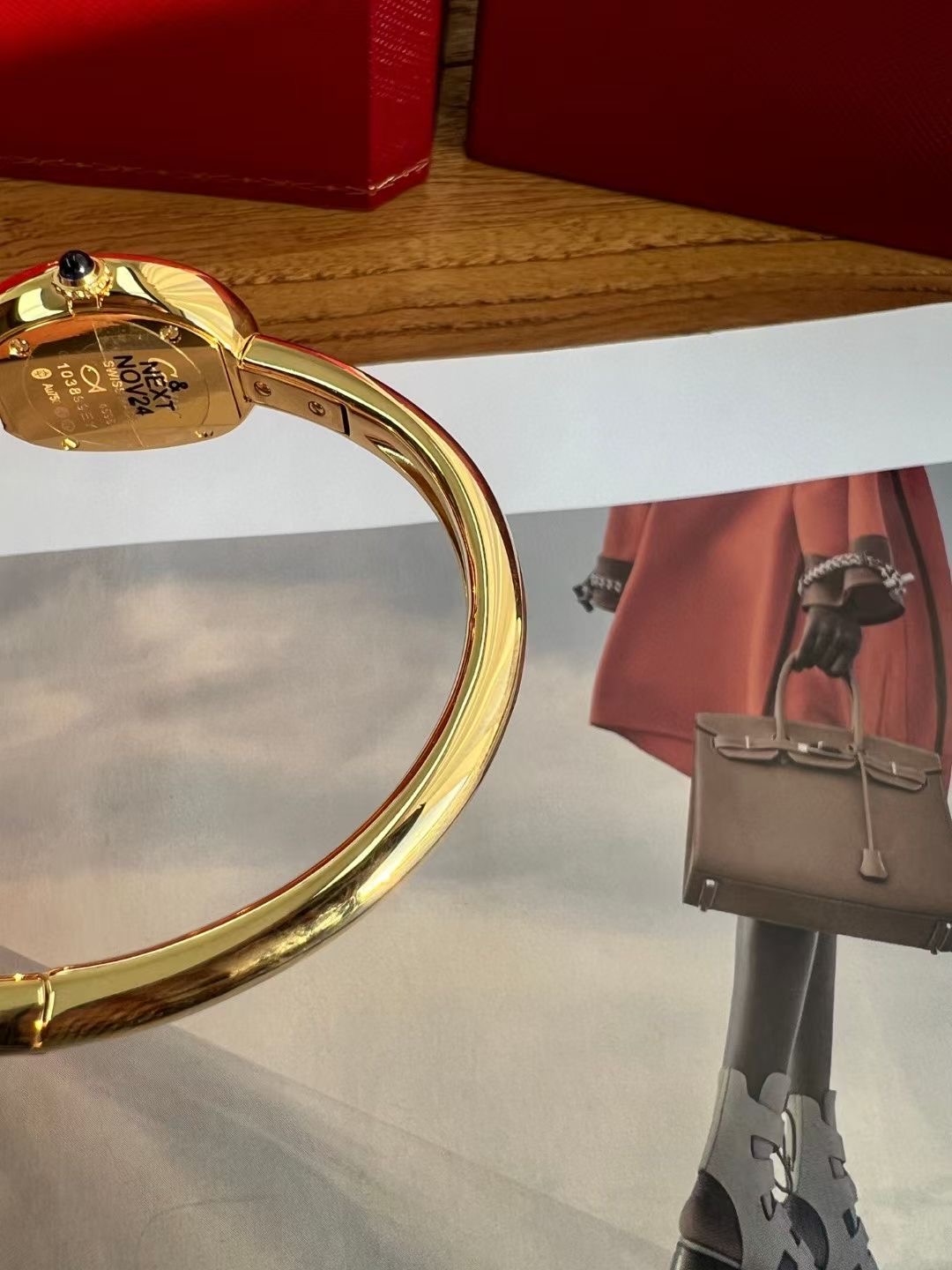 カルティエ伝統的なシンプル高度な可愛いな楕円形コピーの腕時計 175569[8]