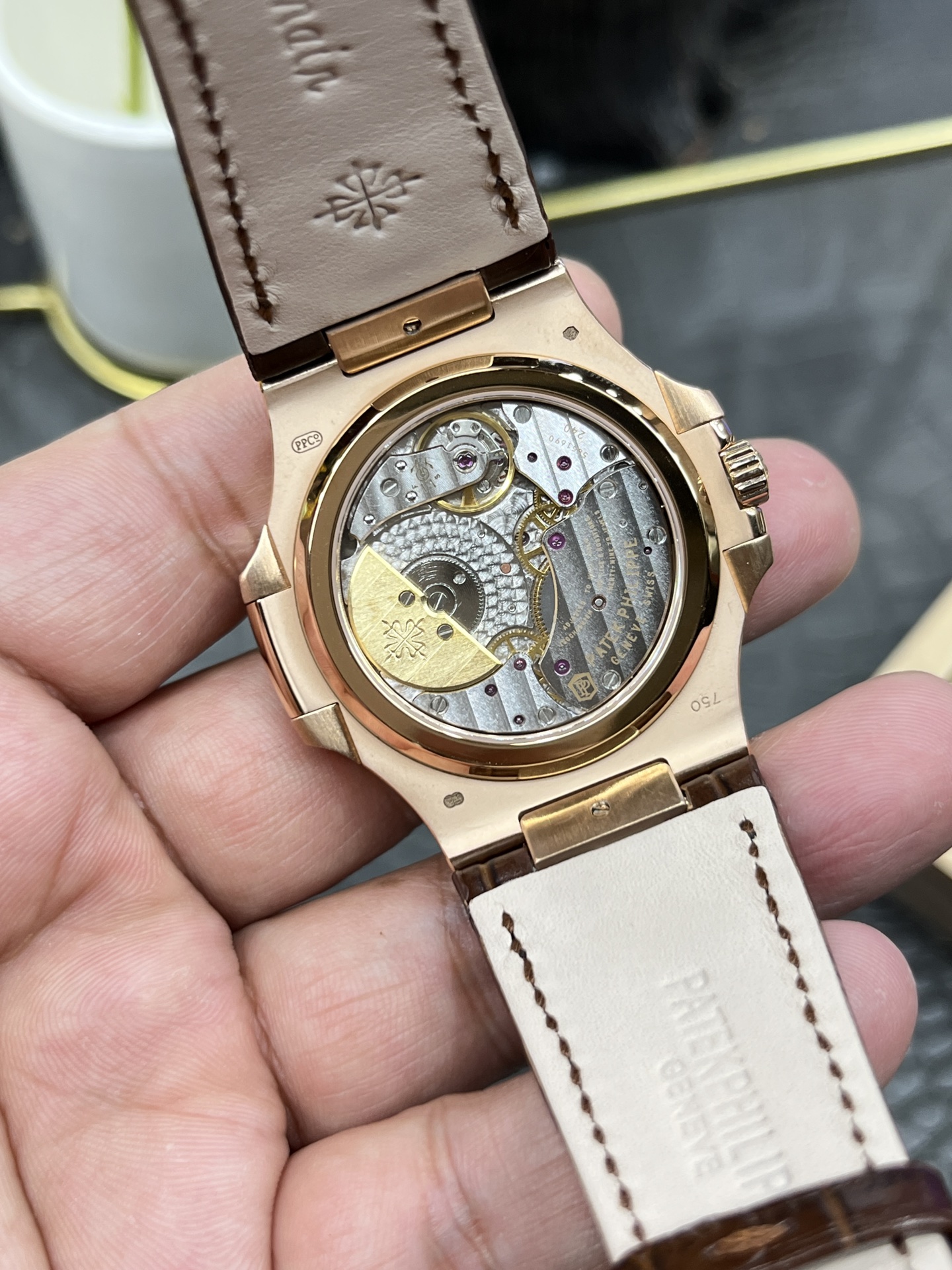 パテックフィリップ世界では激安 5712 ローズゴールドテープ 機械式男性時計 171506[6]