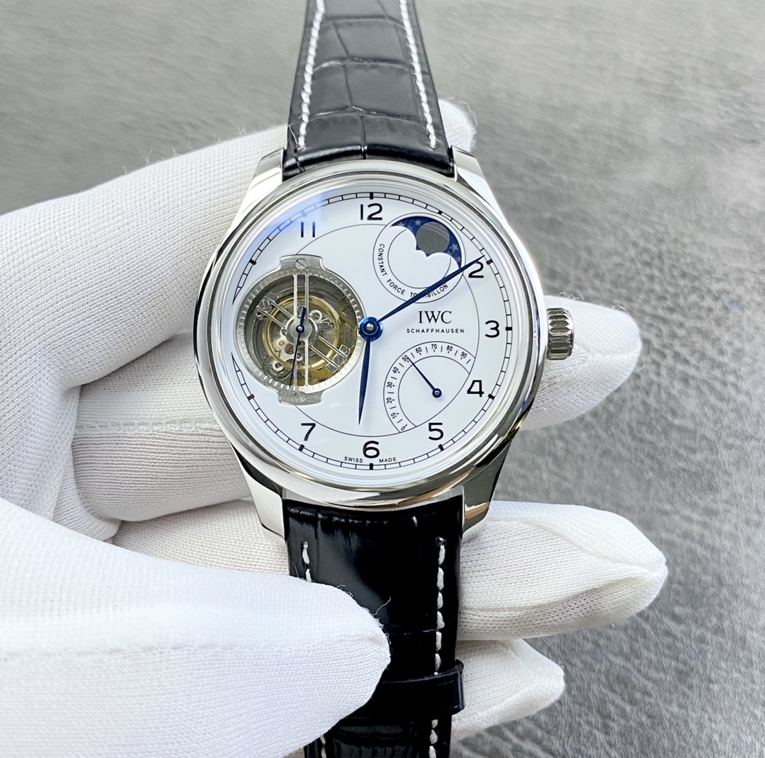 信用第一IWC ポルトギーゼコピーコンスタントフォース トゥールビヨン150周年記念エディション 121860