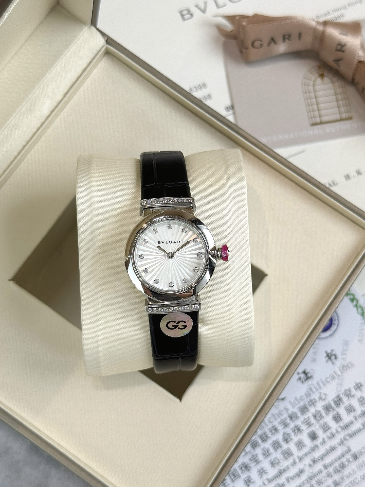 ブルガリ最新と可愛いルチェア クォーツムーブメント女性 121818 スーパーコピー時計[1]