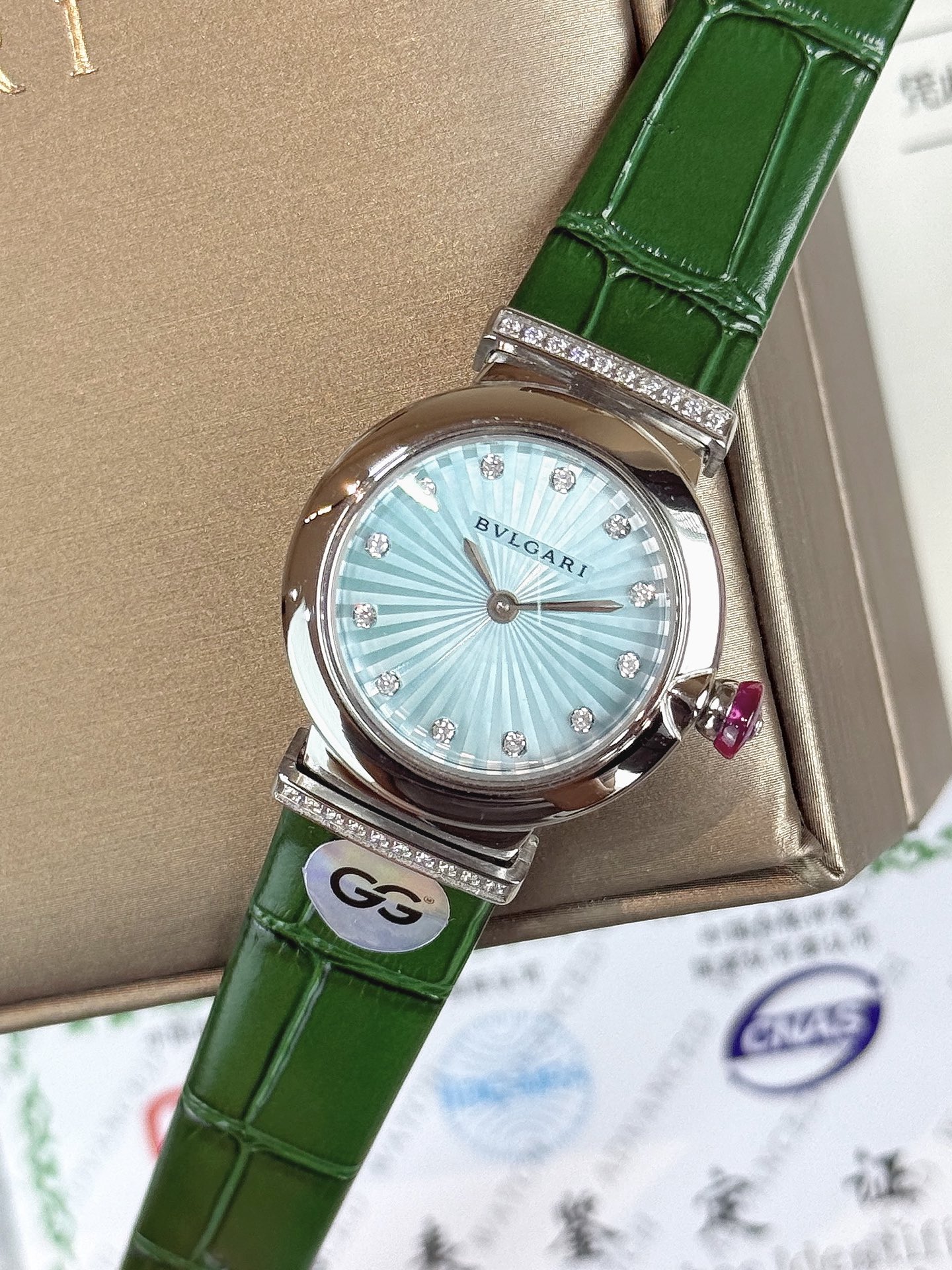 ブルガリ最新と可愛いルチェア クォーツムーブメント女性 121818 スーパーコピー時計[3]