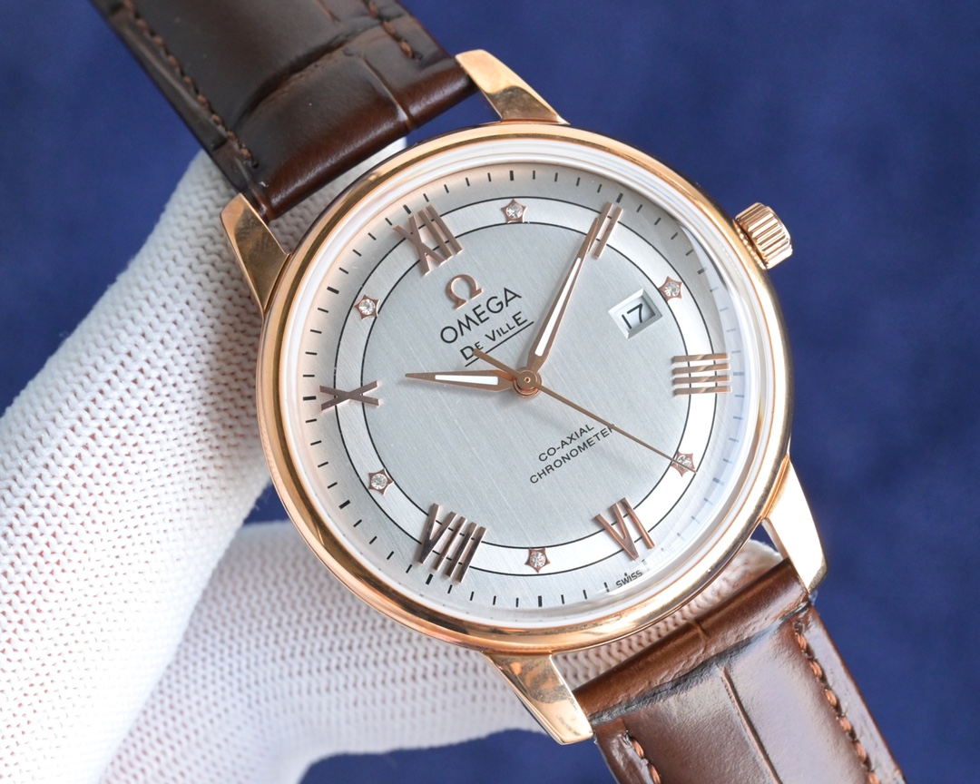 品質と絶妙オメガ デ・ヴィルシリーズの第3世代超薄型メンズ自動巻き機械式時計 12241900[1]