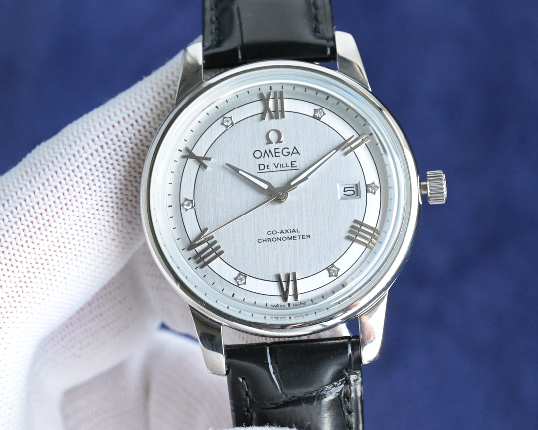 品質と絶妙オメガ デ・ヴィルシリーズの第3世代超薄型メンズ自動巻き機械式時計 12241900[2]