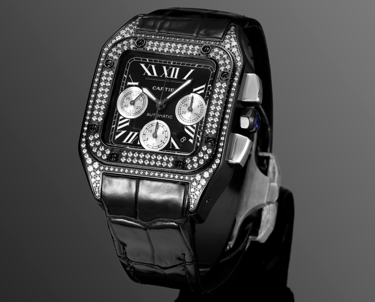 カルティエ サントスクロノグラフ非常に高級な共同コピーの新作腕時計シリーズ 175746