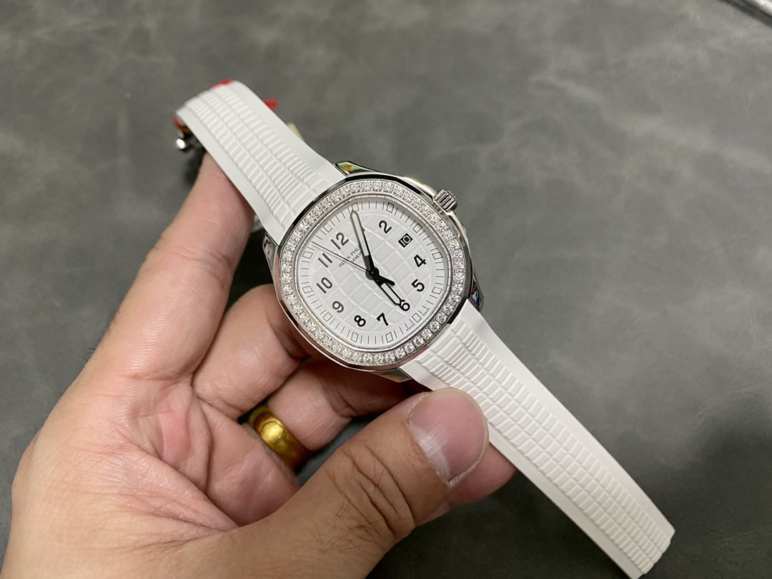 超絶のパテックフィリップアクアノートグレネード クォーツ女性スーパーコピー時計 171259-1[3]