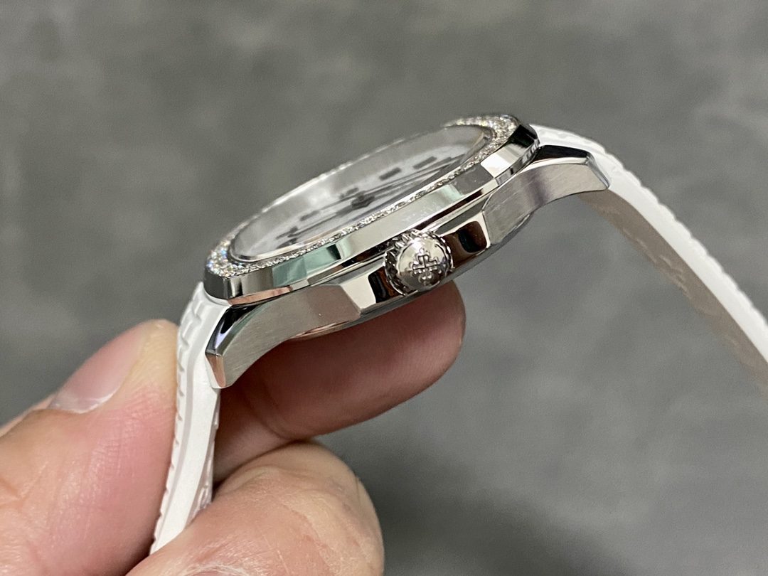 超絶のパテックフィリップアクアノートグレネード クォーツ女性スーパーコピー時計 171259-1[5]