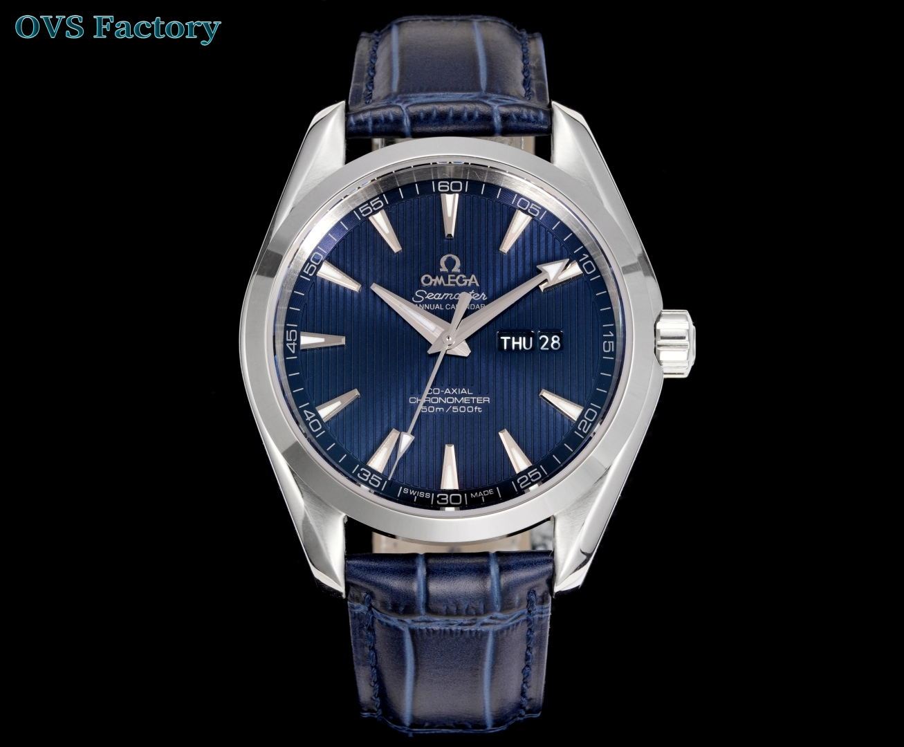 最新と古典的なオメガシーマスター アクアテラ完璧な組み合 150m男性腕時計 172535[1]