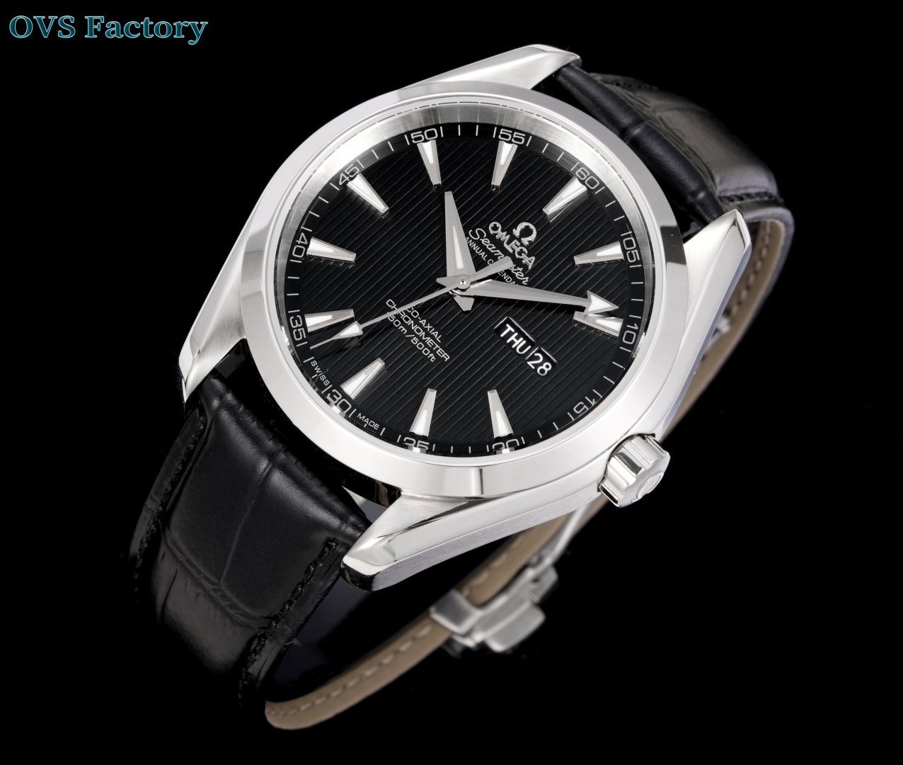 最新と古典的なオメガシーマスター アクアテラ完璧な組み合 150m男性腕時計 172535[3]