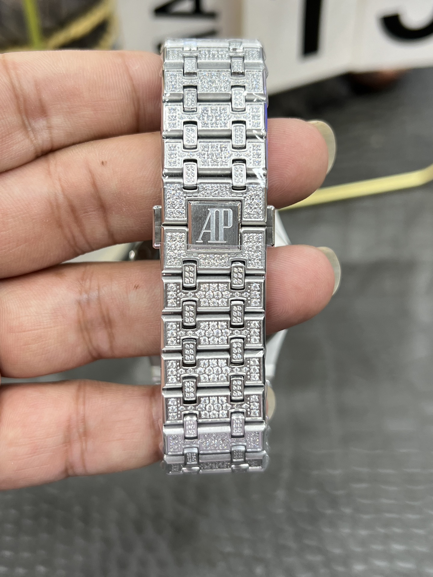 2025新品コピーオーデマピゲロイヤルオークフルダイヤモンドコレクション全自動機械 172276[8]