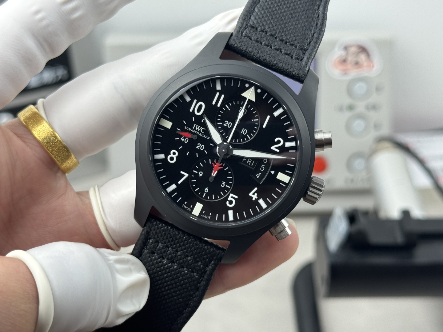 新作 IWC人気特恵コピー品スピットファイア クロノグラフ腕時計 124048[2]