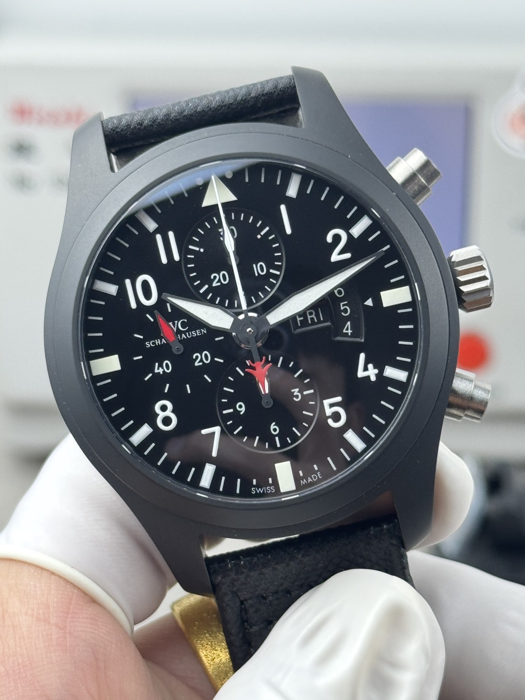 新作 IWC人気特恵コピー品スピットファイア クロノグラフ腕時計 124048[3]