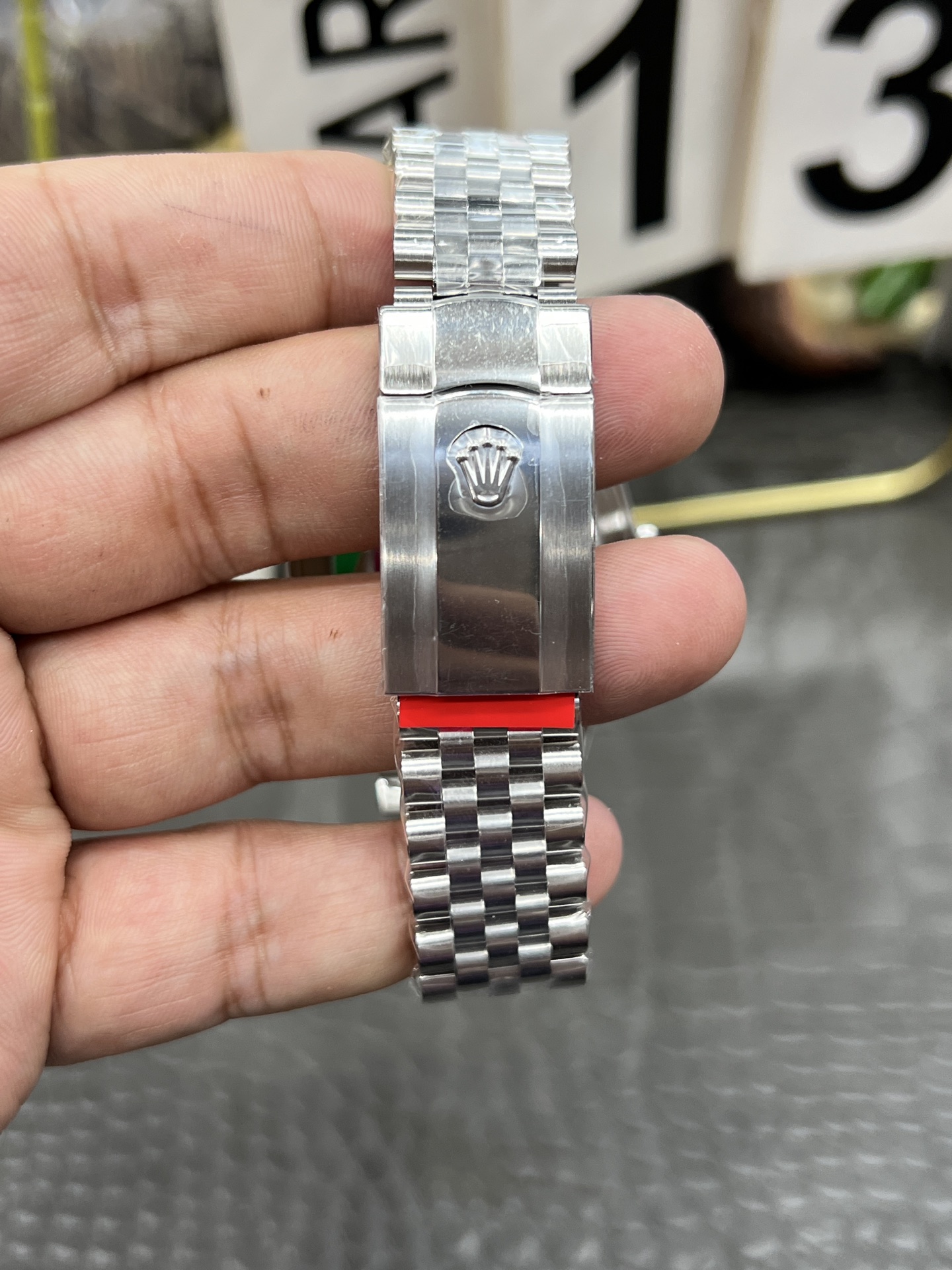 最もパワフルなロレックスデイトジャストグレーダイヤモンド激安買取41mm自動巻き 172296[8]