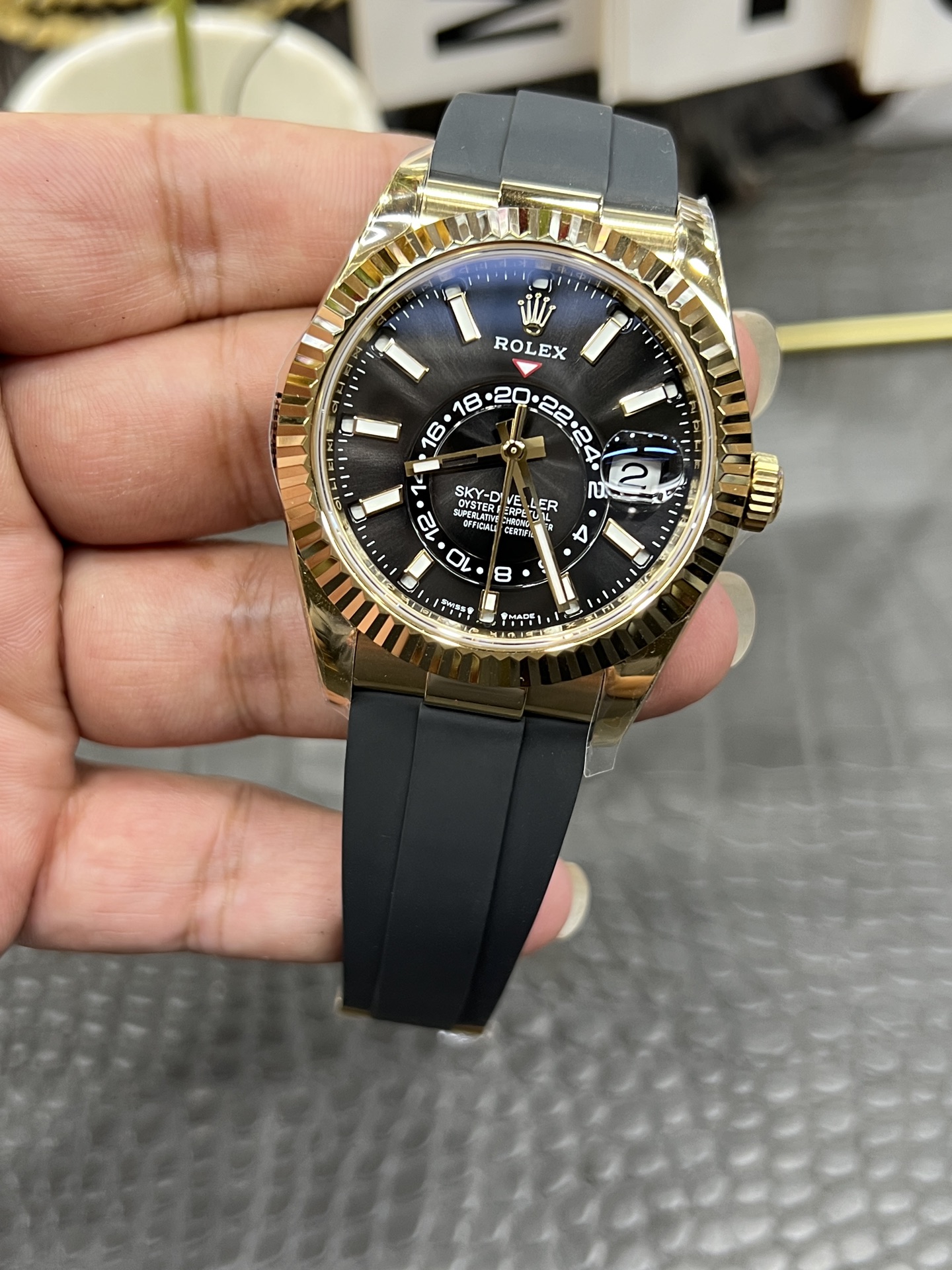 日本一流の品質Rolexコピースカイドゥエラーシリーズフルオートマチック機械式時計 172232