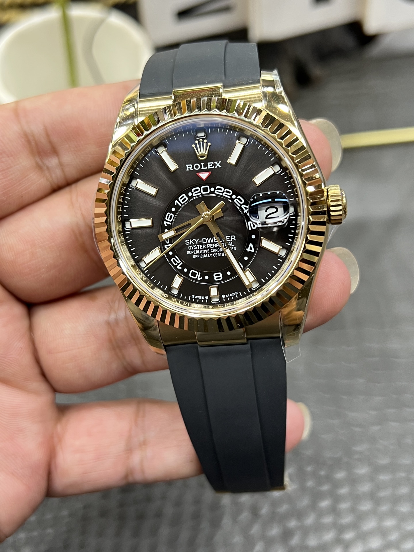 日本一流の品質Rolexコピースカイドゥエラーシリーズフルオートマチック機械式時計 172232[2]